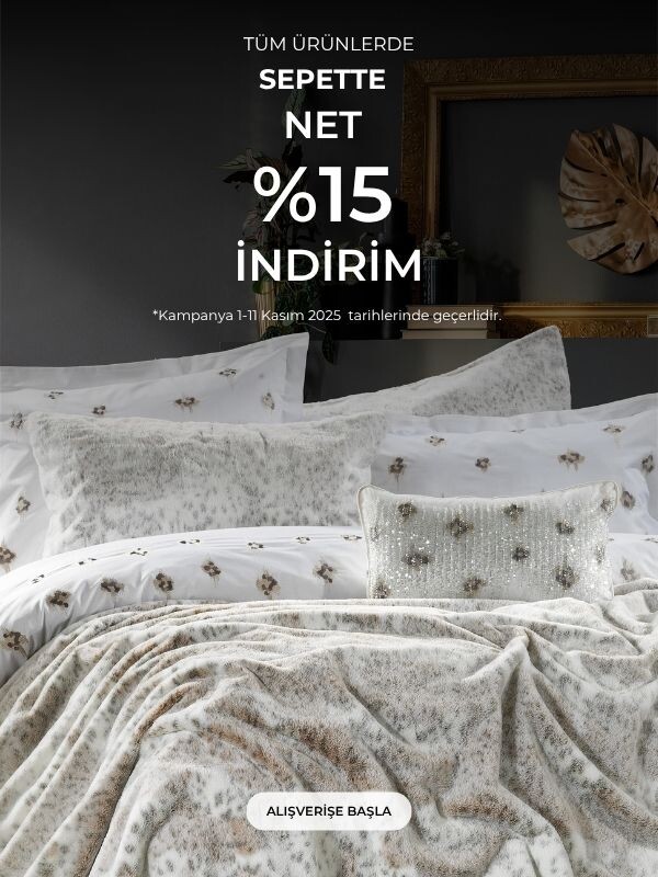 Sepette Net %15 İndirim