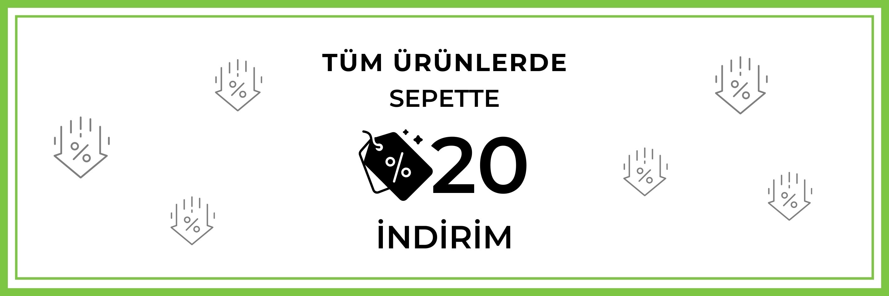 Sepette %15 İndirim