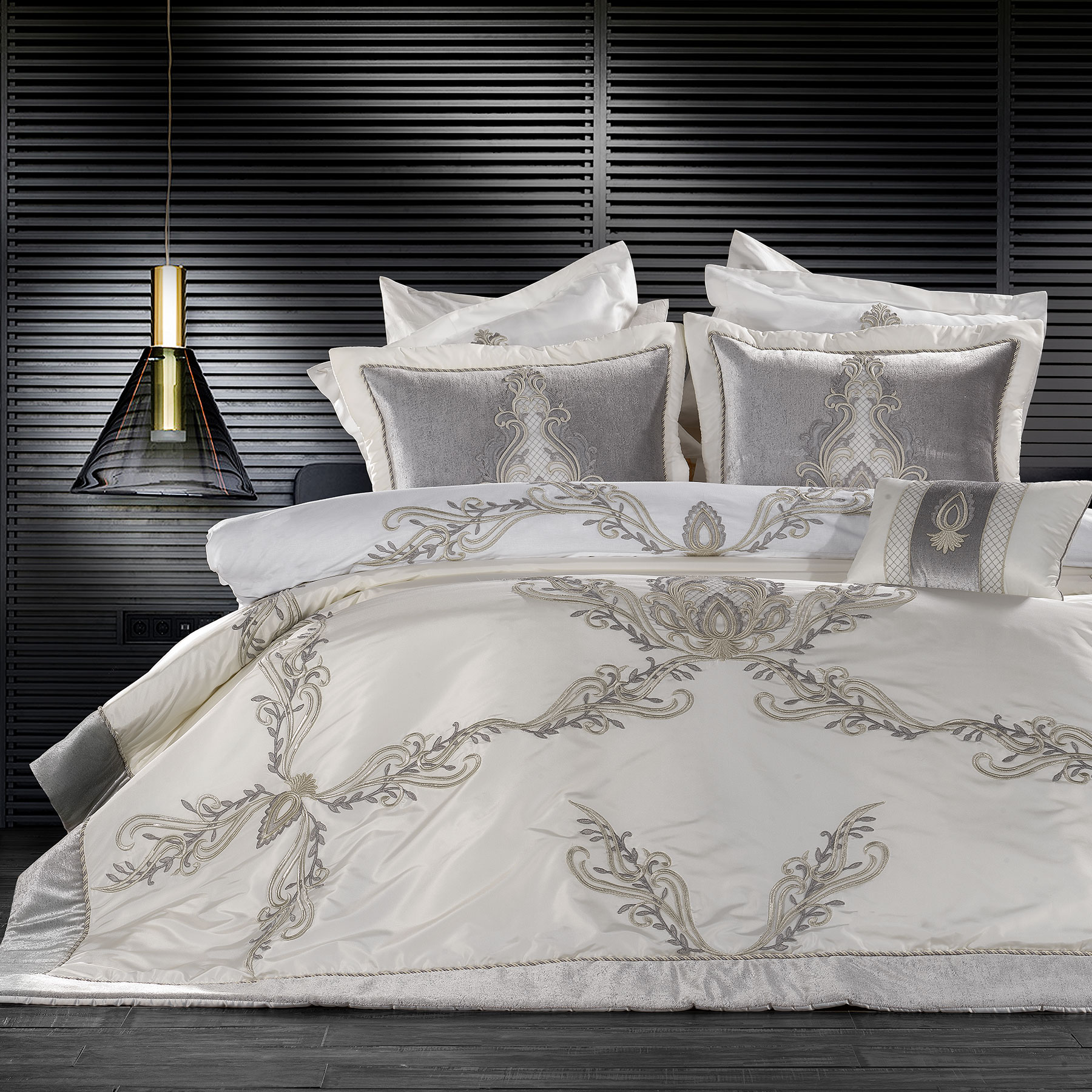 zebra casa yatak örtüsü takımı