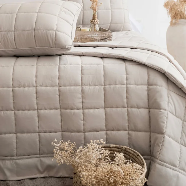 Alora Çift Kişilik Yatak Örtüsü Takımı / Ekru - 3