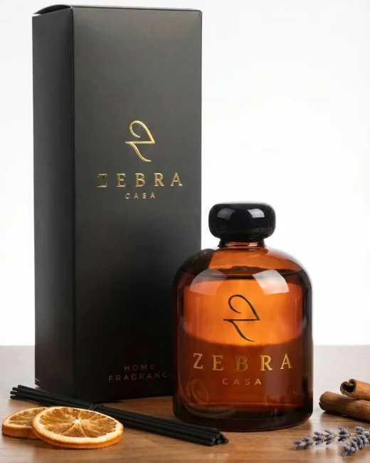 Amber Çubuklu Oda Kokusu 500ml - Zebra Casa (1)