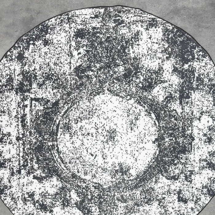 Anna 120x120cm Paspas - Halı / Beyaz / K. Gri / Gri - 1