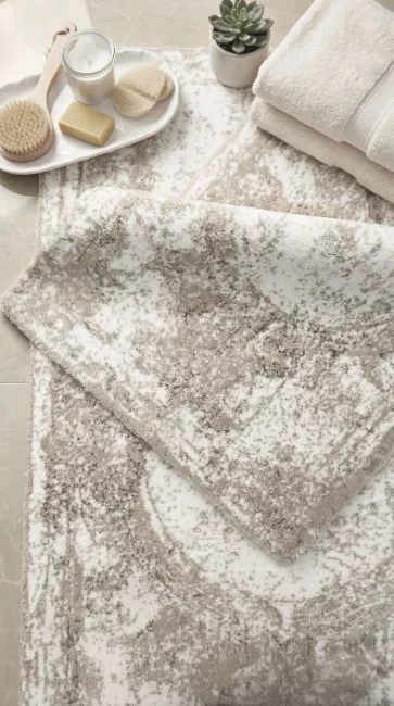 Anna 2'li Paspas Takımı Bej / Gri - Zebra Casa (1)