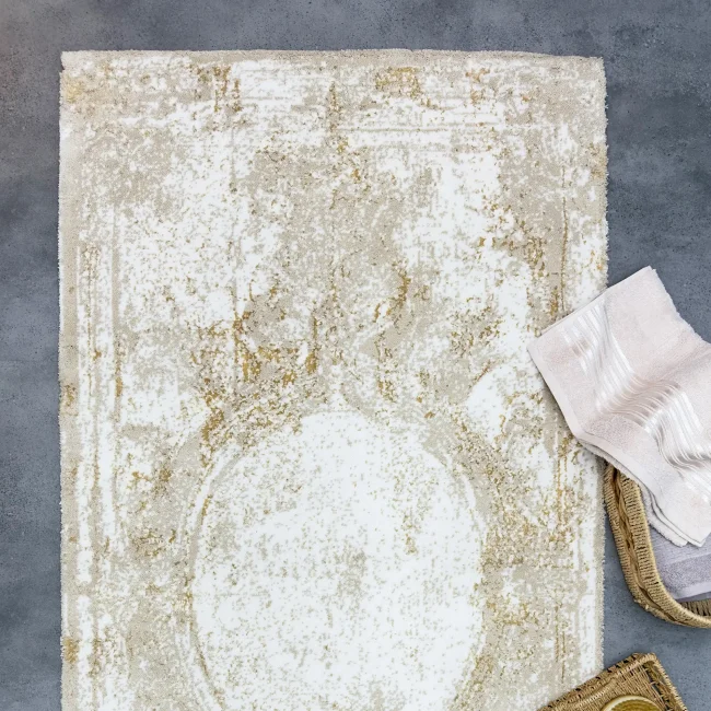 Anna 80x150cm Paspas - Halı / Beyaz - Ekru - Latte - 1