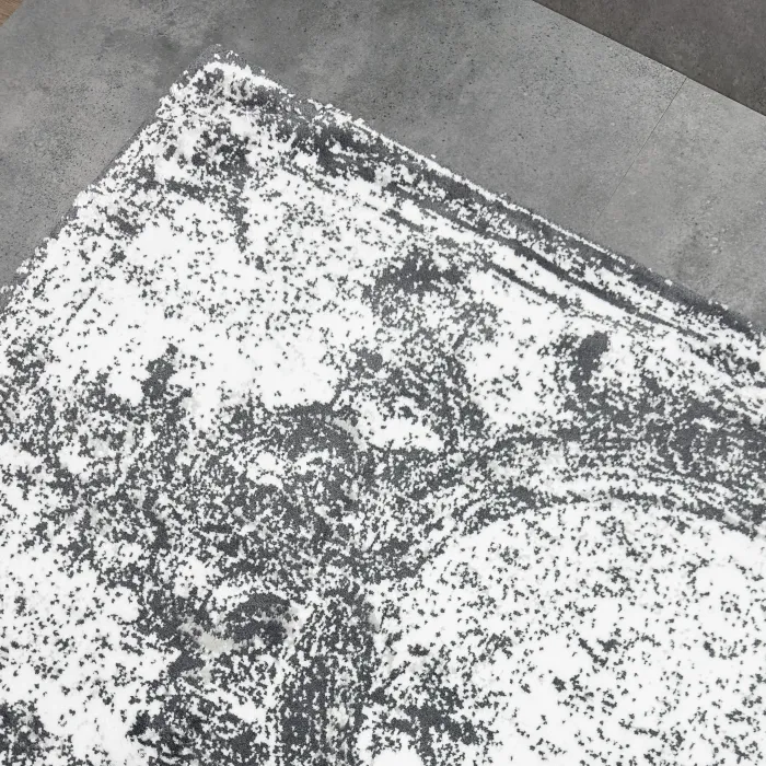 Anna 80x150cm Paspas - Halı / Beyaz - K. Gri - Gri - 4