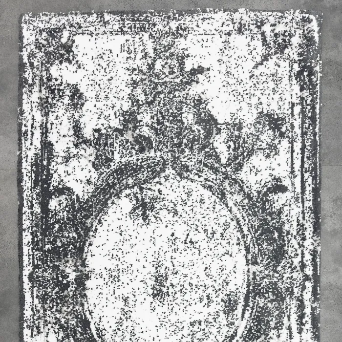 Anna 80x150cm Paspas - Halı / Beyaz - K. Gri - Gri - 1