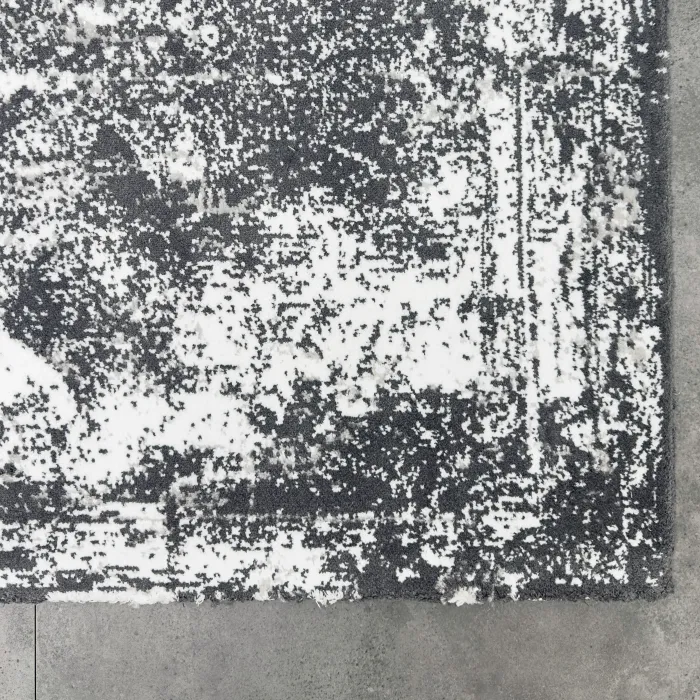 Anna 80x150cm Paspas - Halı / Beyaz / K. Gri / Gri - 3