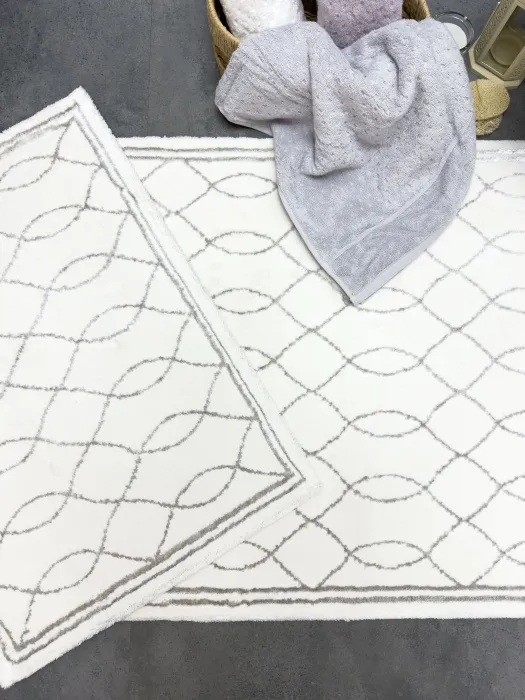 Arnera 2'li Pamuk Paspas / Ekru Gri - 5