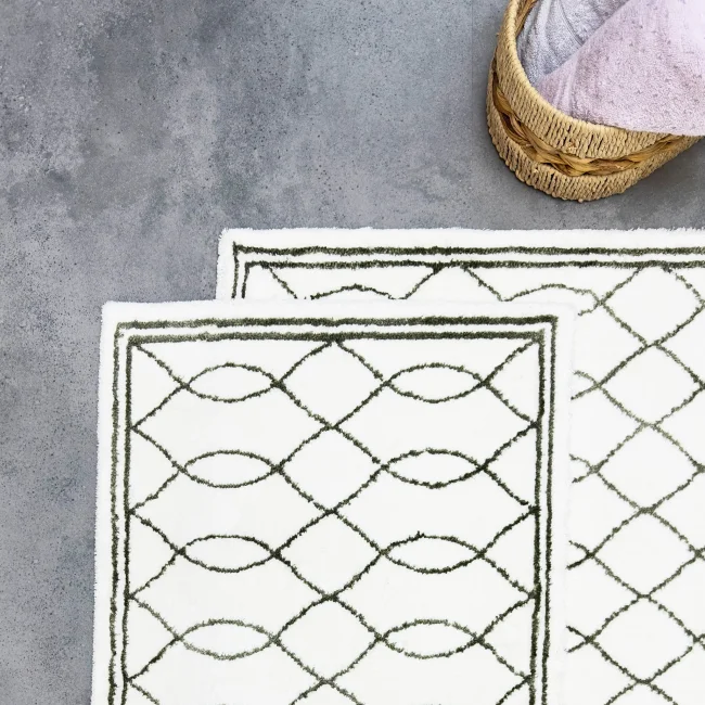 Arnera 2'li Pamuk Paspas / Ekru Yeşil - 5