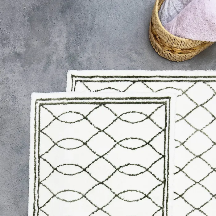 Arnera 2'li Pamuk Paspas / Ekru Yeşil - 5