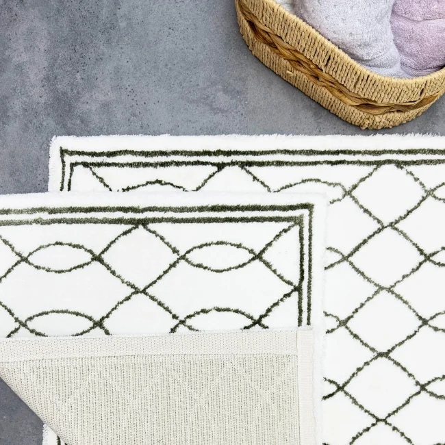 Arnera 2'li Pamuk Paspas / Ekru Yeşil - 7