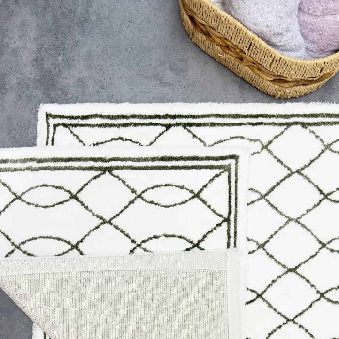 Arnera 2'li Pamuk Paspas / Ekru Yeşil - 7