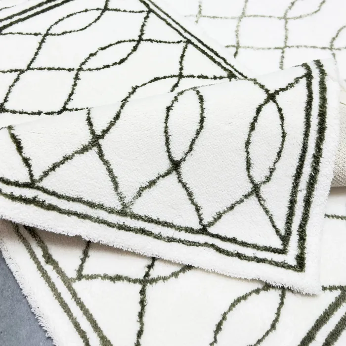 Arnera 2'li Pamuk Paspas / Ekru Yeşil - 3