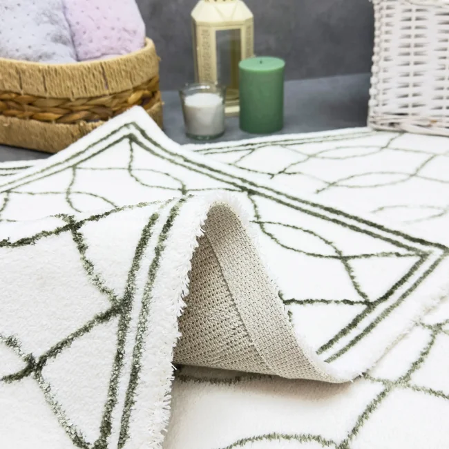 Arnera 2'li Pamuk Paspas / Ekru Yeşil - 8