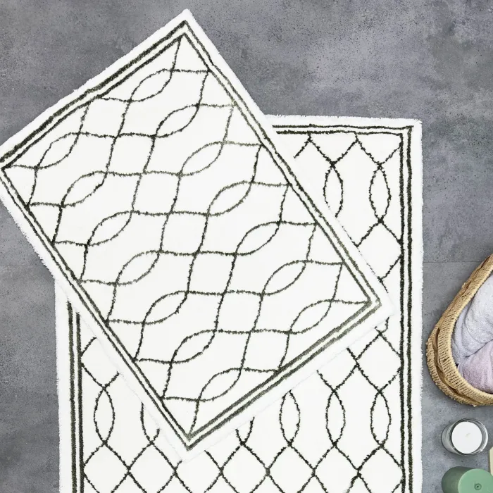 Arnera 2'li Pamuk Paspas / Ekru Yeşil - 1