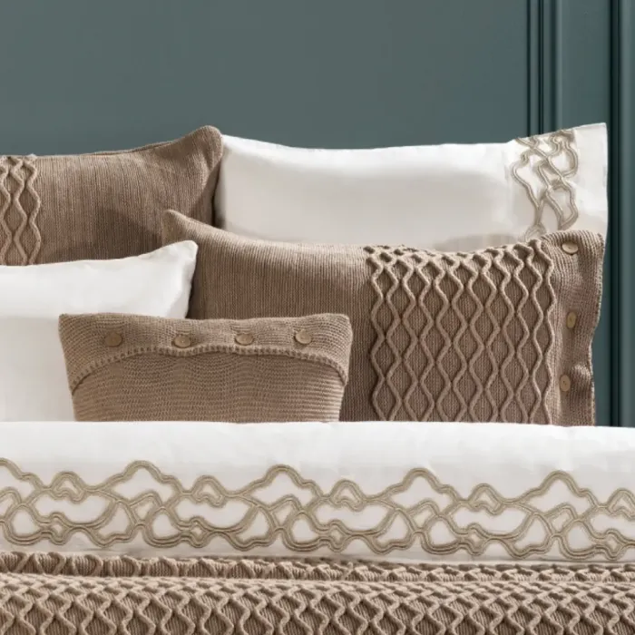 Asos 10 Pcs. Tricot Bedspread / Beige - 4