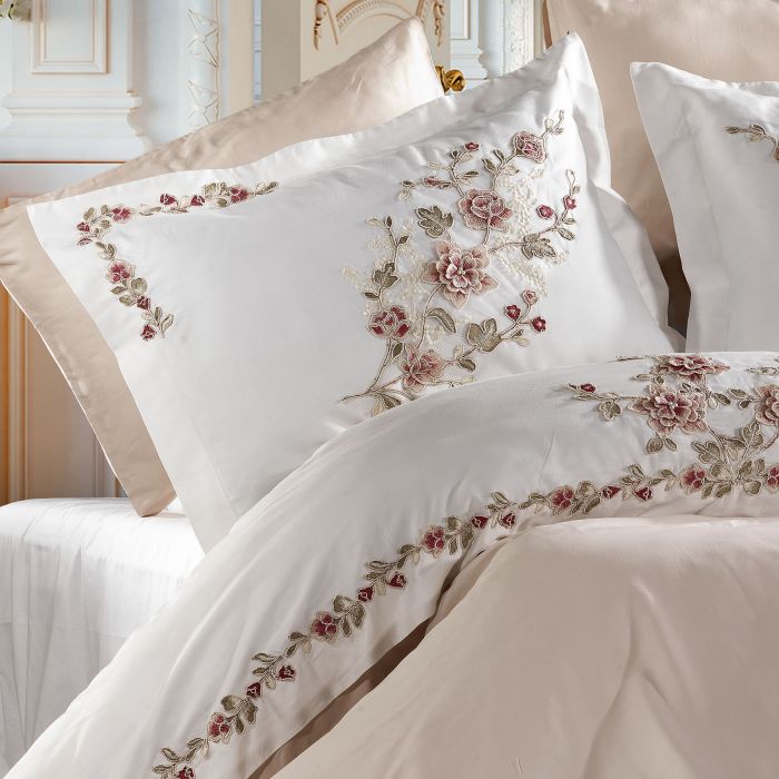 Azur Nevresim Takımı Capp/ Bordo - 2