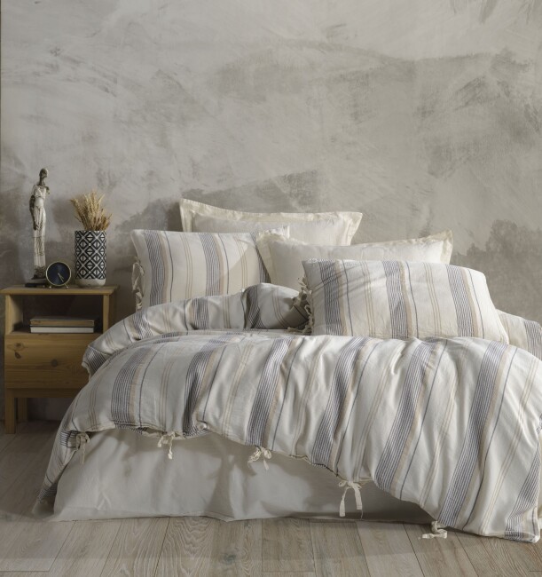 Bari %100 Pamuk Çift Kişilik Nevresim Takımı