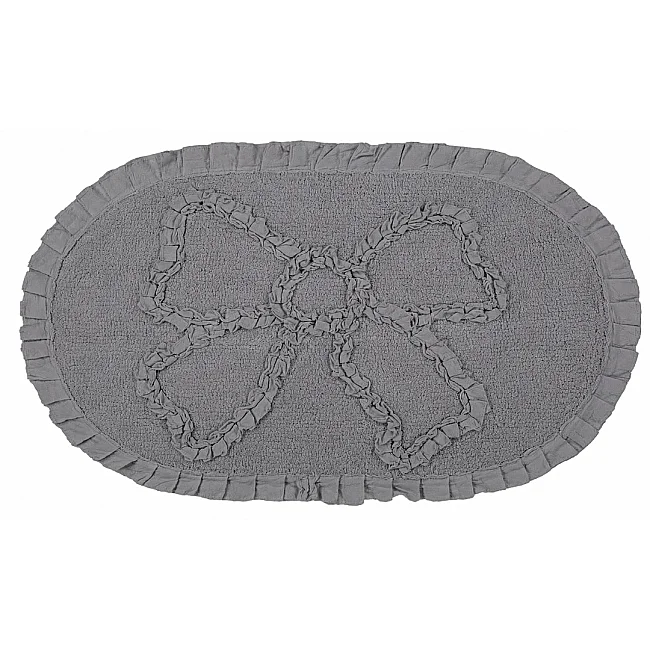 Bella %100 Pamuk 80x120 Banyo Paspası – Gri - 2
