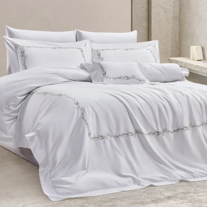 Belline 400Tc Luxury Nevresim Takımı / Krem - 1