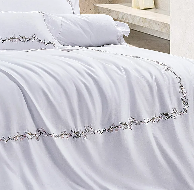 Belline 400Tc Luxury Nevresim Takımı / Krem - 3