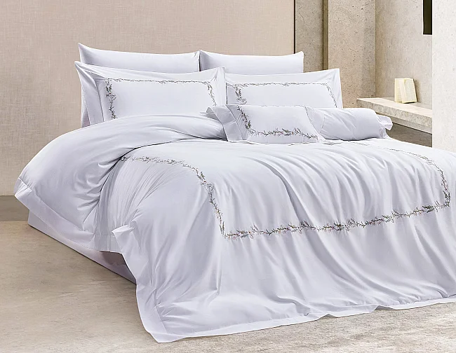 Belline 400Tc Luxury Nevresim Takımı / Krem - 5