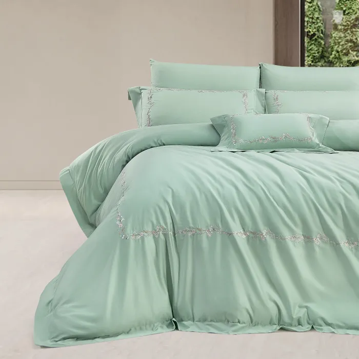 Belline 400Tc Luxury Nevresim Takımı / Yeşil - 2