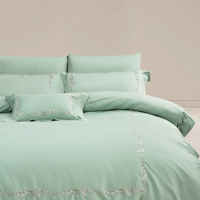 Belline 400Tc Luxury Nevresim Takımı / Yeşil - 3