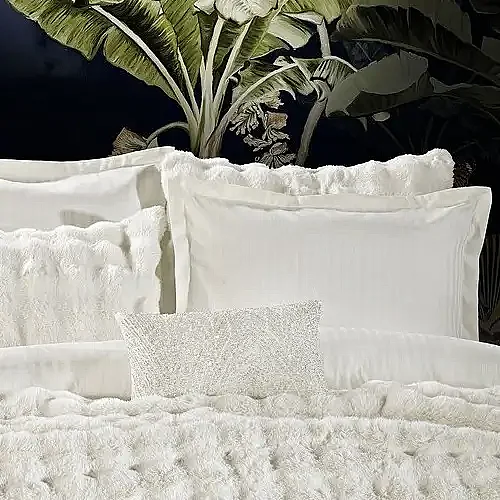 Bonny Çift Kişilik Nevresimli Yatak Örtüsü Seti / Krem - 2