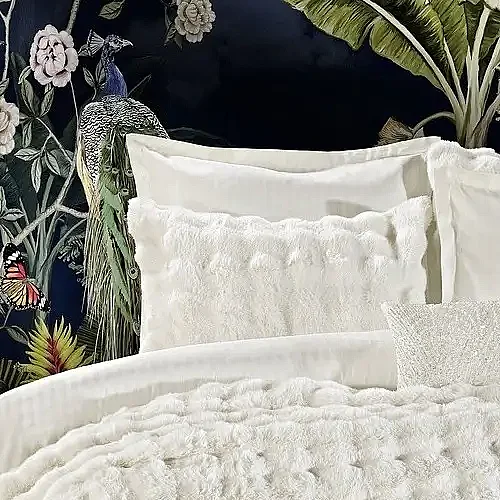 Bonny Çift Kişilik Nevresimli Yatak Örtüsü Seti / Krem - 3