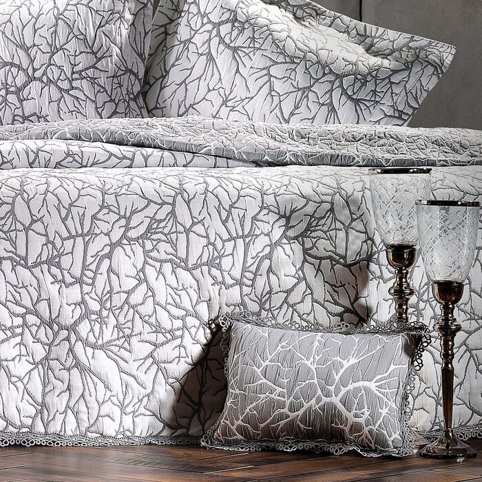 Boungh Yatak Örtüsü Füme All Days Setler, Yeni Sezon Zebra