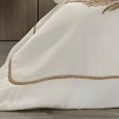 Caroline 10 Parça Çeyiz Yatak Seti / Bej - 5