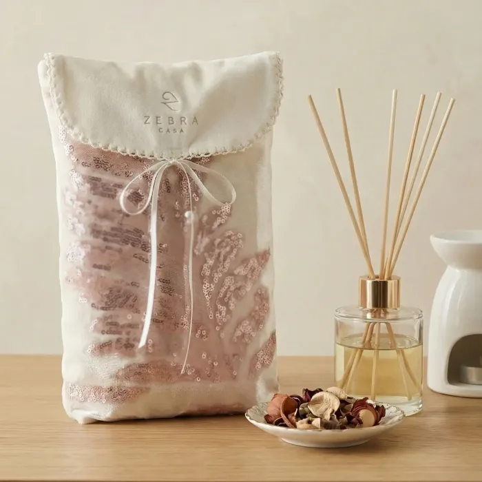 Caroline Çeyizlik Keseli Havlu - 2