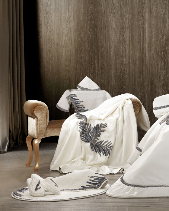 Caroline İkili Oval Paspas Takımı / Lacivert - 1