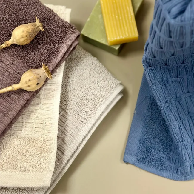 Chain 4'lü Havlu Seti 50x90cm - Zebra Casa (1)