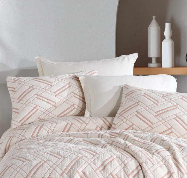 Claris Tek Kişilik Yatak Örtüsü / Bakır - Zebra Casa (1)