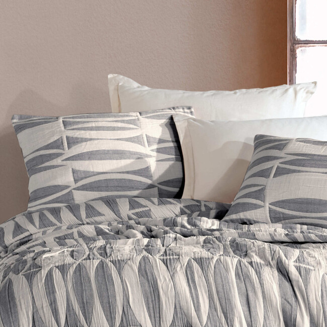 Dionis Tek Kişilik Yatak Örtüsü Takımı / Lacivert - Zebra Casa (1)