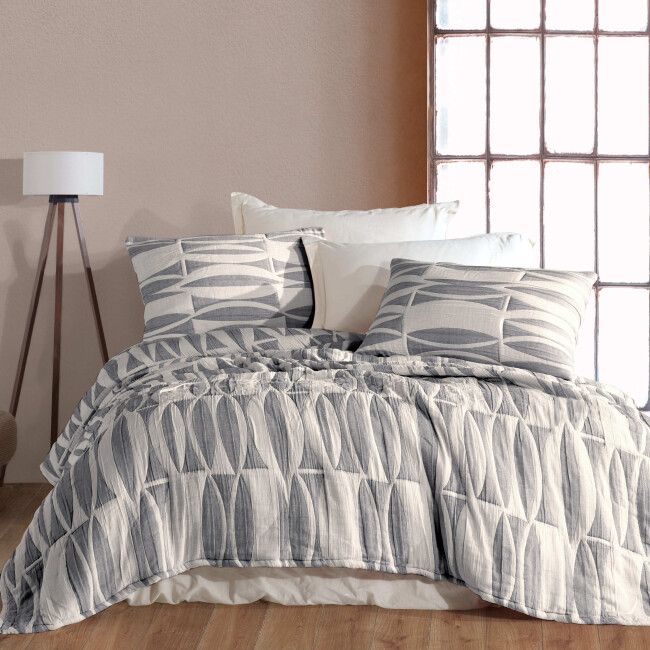 Dionis Tek Kişilik Yatak Örtüsü Takımı / Lacivert - Zebra Casa