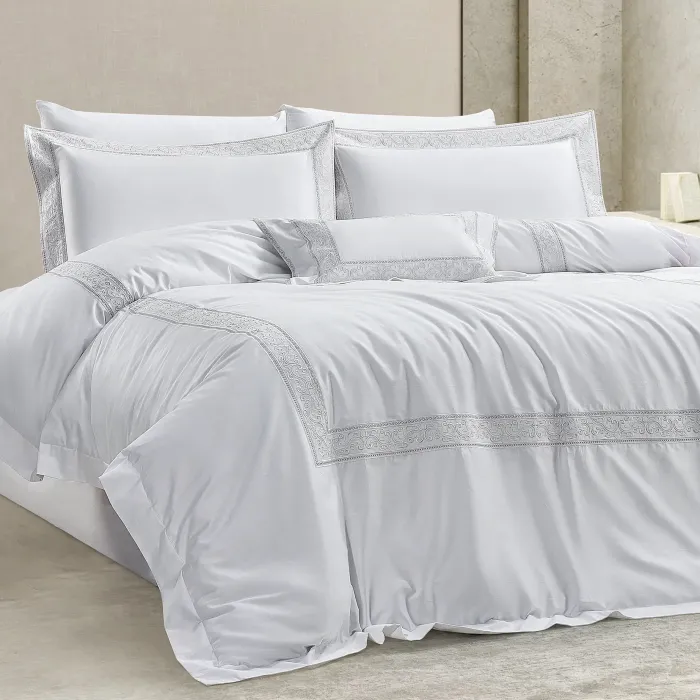 Drew 400Tc Luxury Nevresim Takımı / Krem - 1