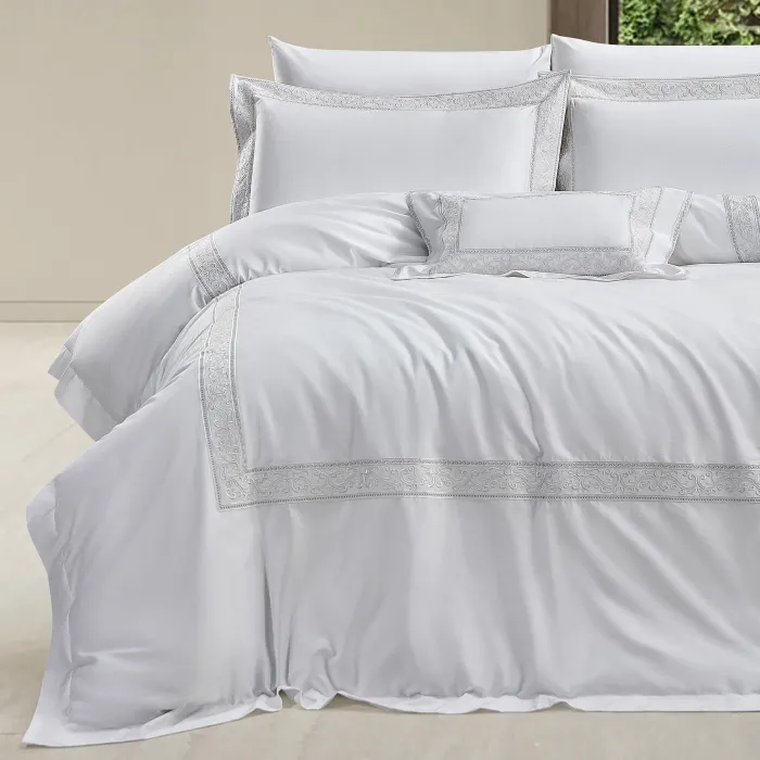 Drew 400Tc Luxury Nevresim Takımı / Krem - 2