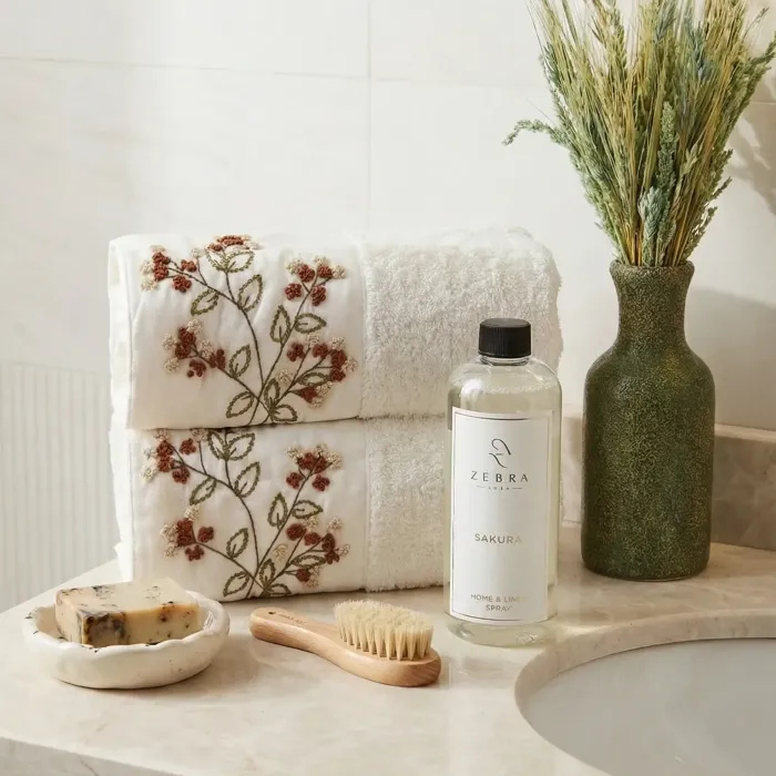 Edessa Kokulu Havlu Seti - 1