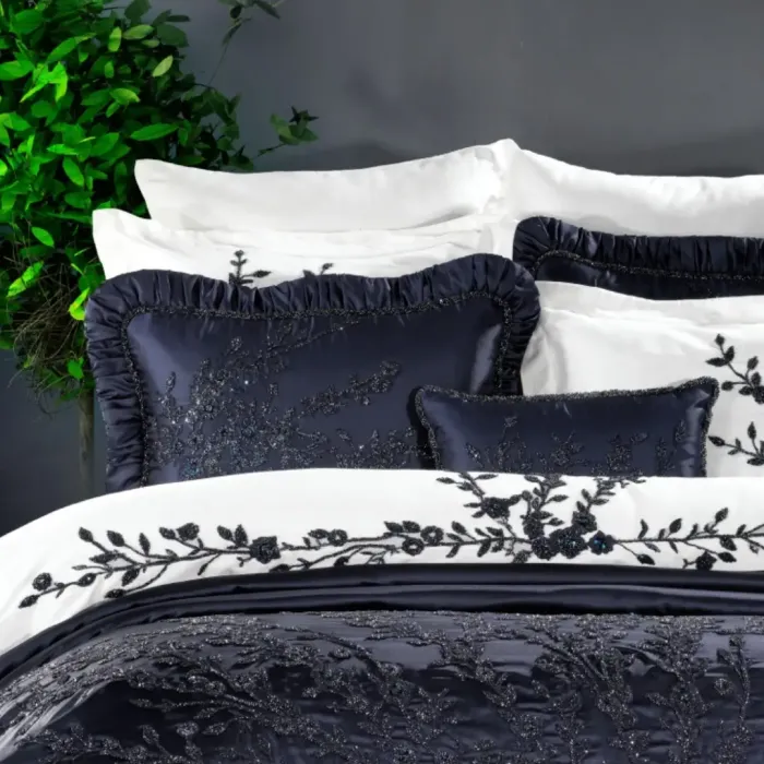 Elenor 11 Pcs Bed Set / Navy Blue - 5