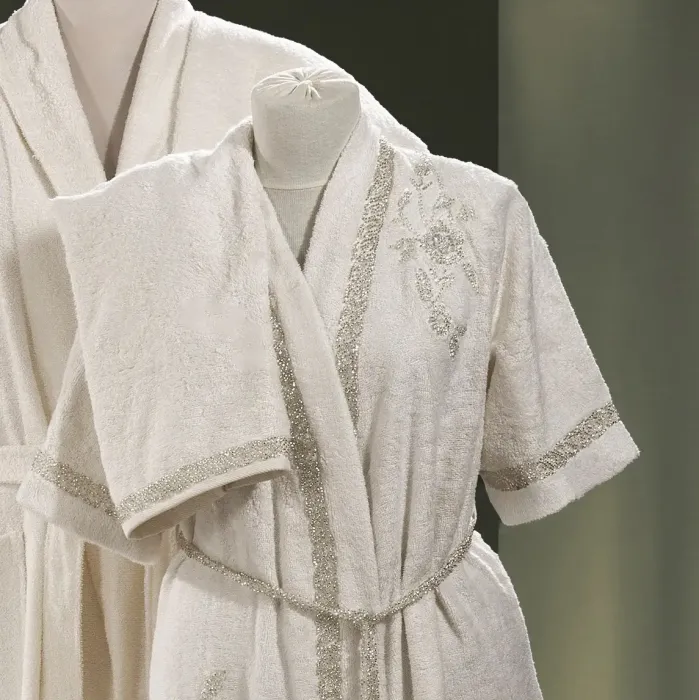 Elenor Balayı Bornozu / Krem S/XS - 2