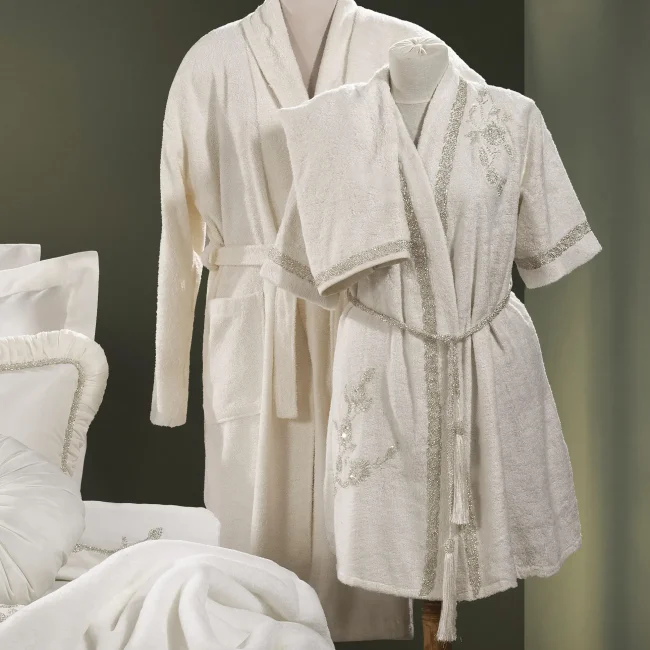 Elenor Balayı Bornozu / Krem S/XS - 1