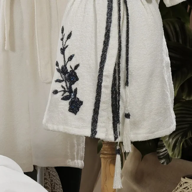 Elenor Balayı Bornozu / Lacivert S/XS - 3