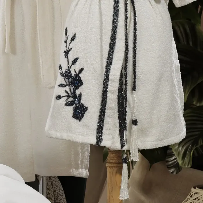 Elenor Balayı Bornozu / Lacivert S/XS - 3