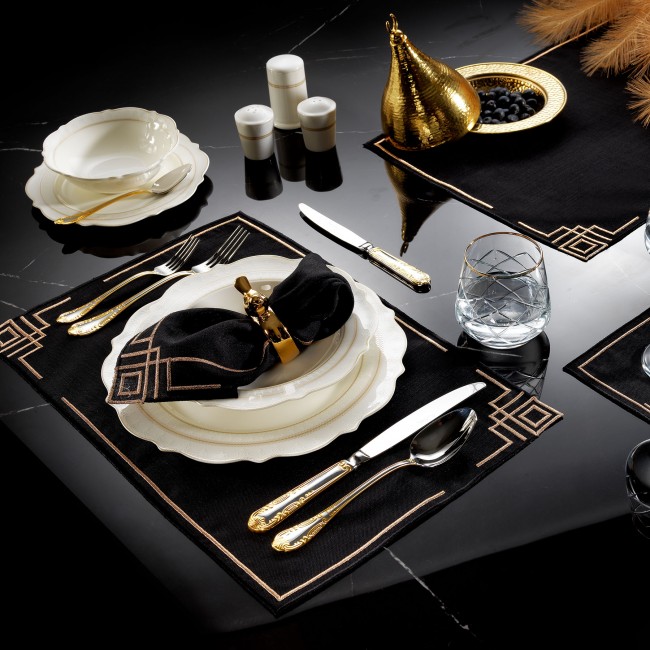 Fame 2'li Amerikan Servis Siyah-Bakır - Zebra Casa (1)