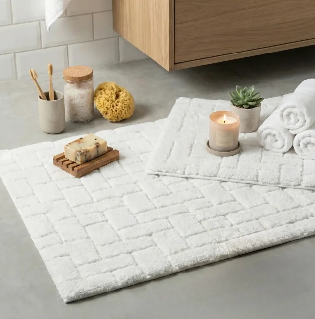 Felica Pamuk Paspas Seti / Ekru - 1