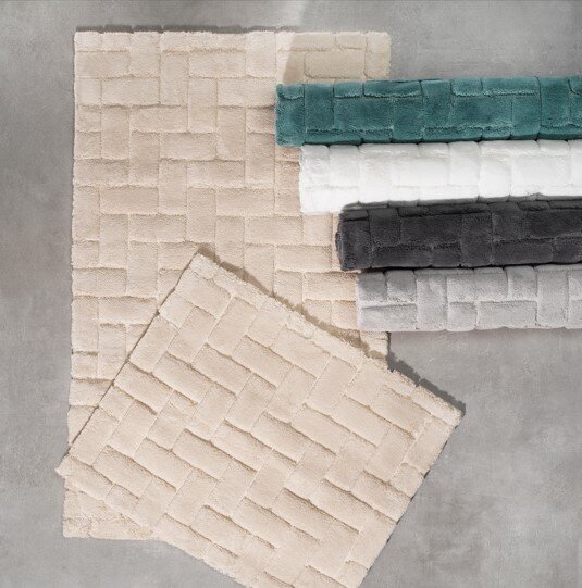 Felica Pamuk Paspas Seti / Açık Gri - 3