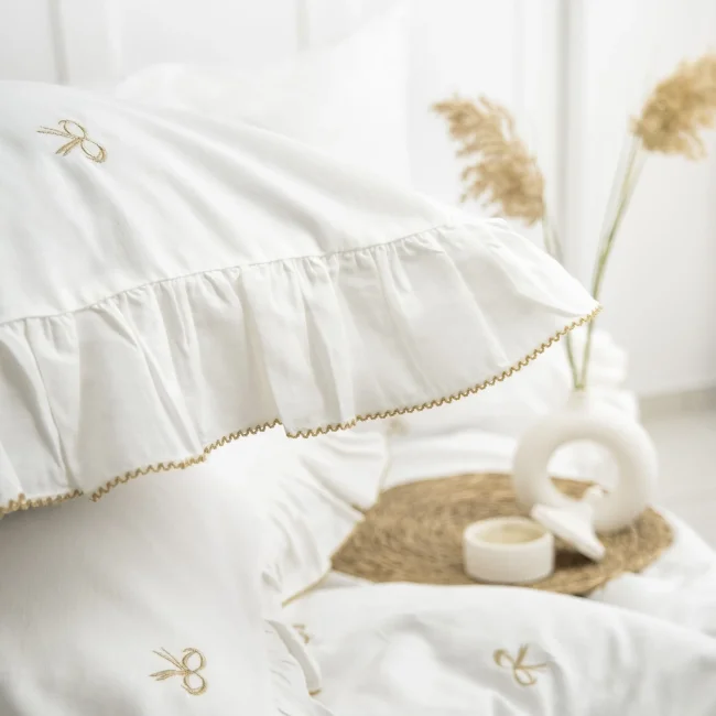 Fiona 6 Parça Nakışlı Nevresim Takımı - Zebra Casa (1)